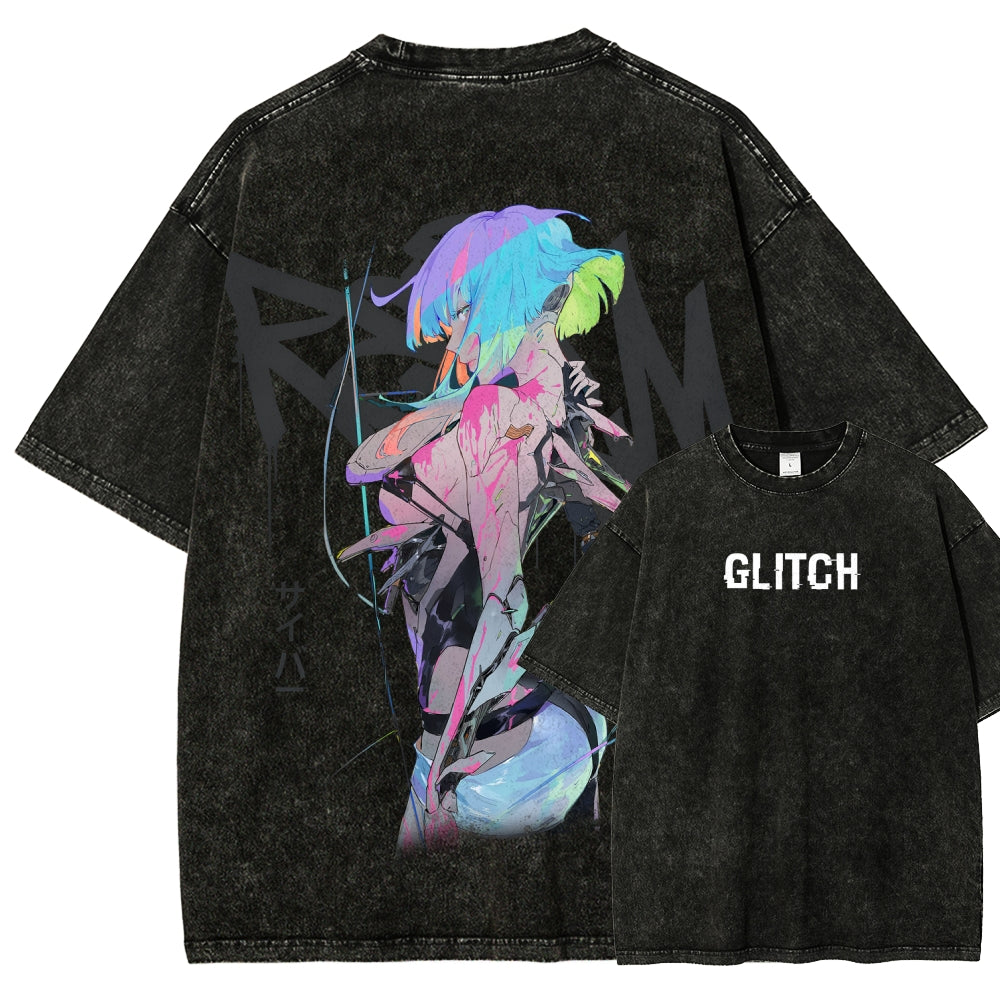 Cyberpunk Unisex Fit Washed T-Shirt 25 7 36872