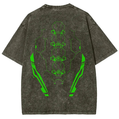 Cyberpunk Unisex Fit Washed T-Shirt 25 8 14597