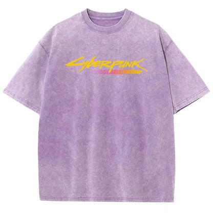 Cyberpunk Unisex Fit Washed T-Shirt 25 8 14777