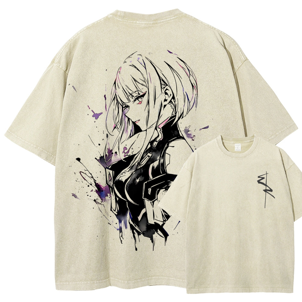 Cyberpunk Unisex Fit Washed T-Shirt 2511 149