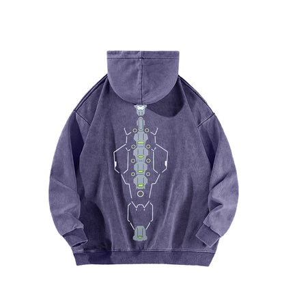 Cyberpunk Unisex washed sweatshirts 2511  4559