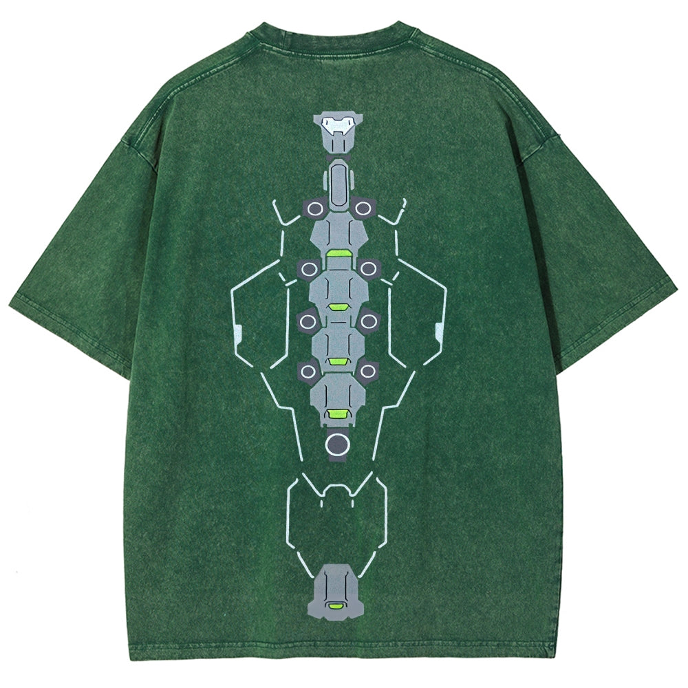 Cyberpunk Unisex Fit Washed T-Shirt 2511  4565