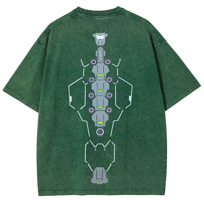 Cyberpunk Unisex Fit Washed T-Shirt 2511  4565