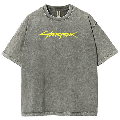 Cyberpunk Unisex Fit Washed T-Shirt 25 8 15999