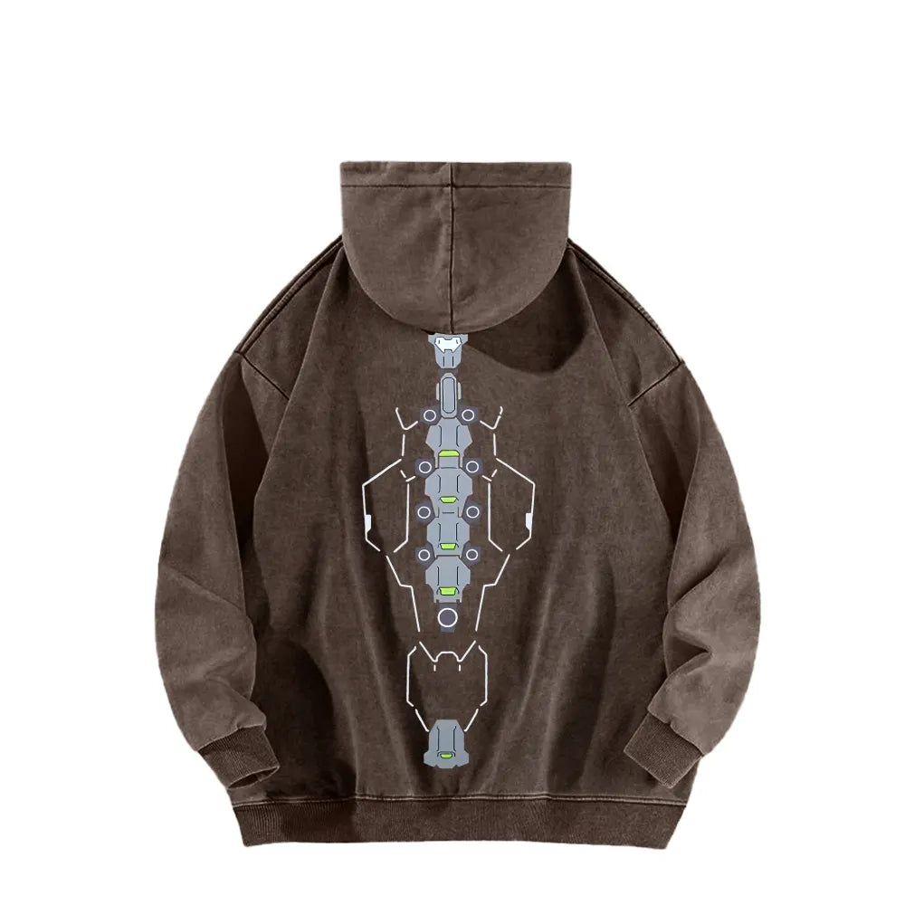 Cyberpunk Unisex washed sweatshirts 2511  4559