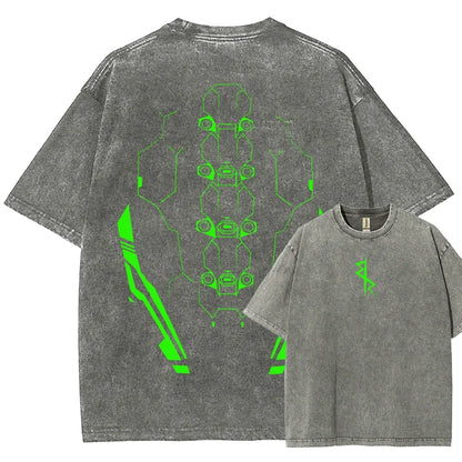Cyberpunk Unisex Fit Washed T-Shirt 25 8 14597