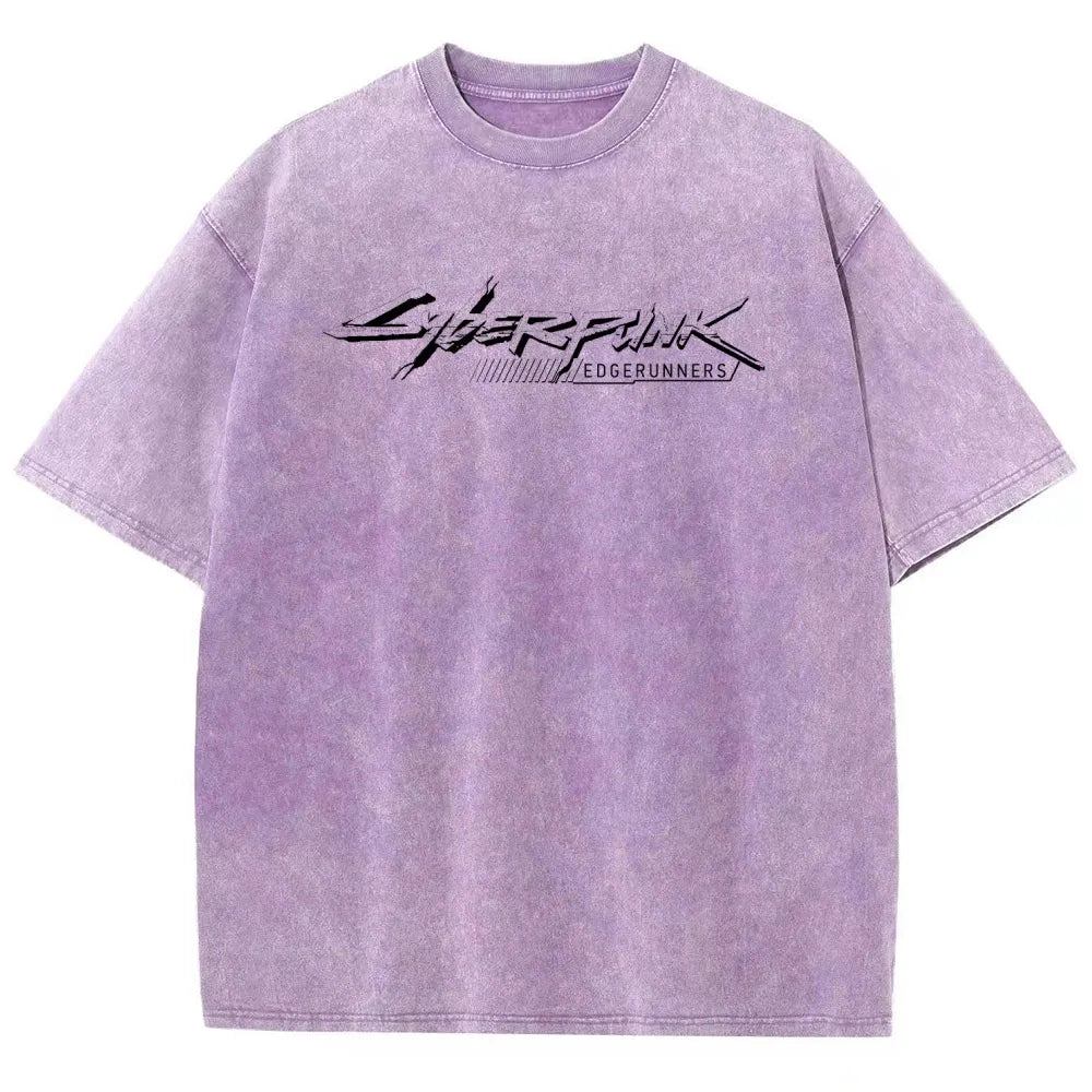 Cyberpunk Edgerunners Unisex Fit Washed T-Shirt 26 1  134