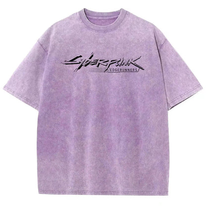 Cyberpunk Edgerunners Unisex Fit Washed T-Shirt 26 1  134