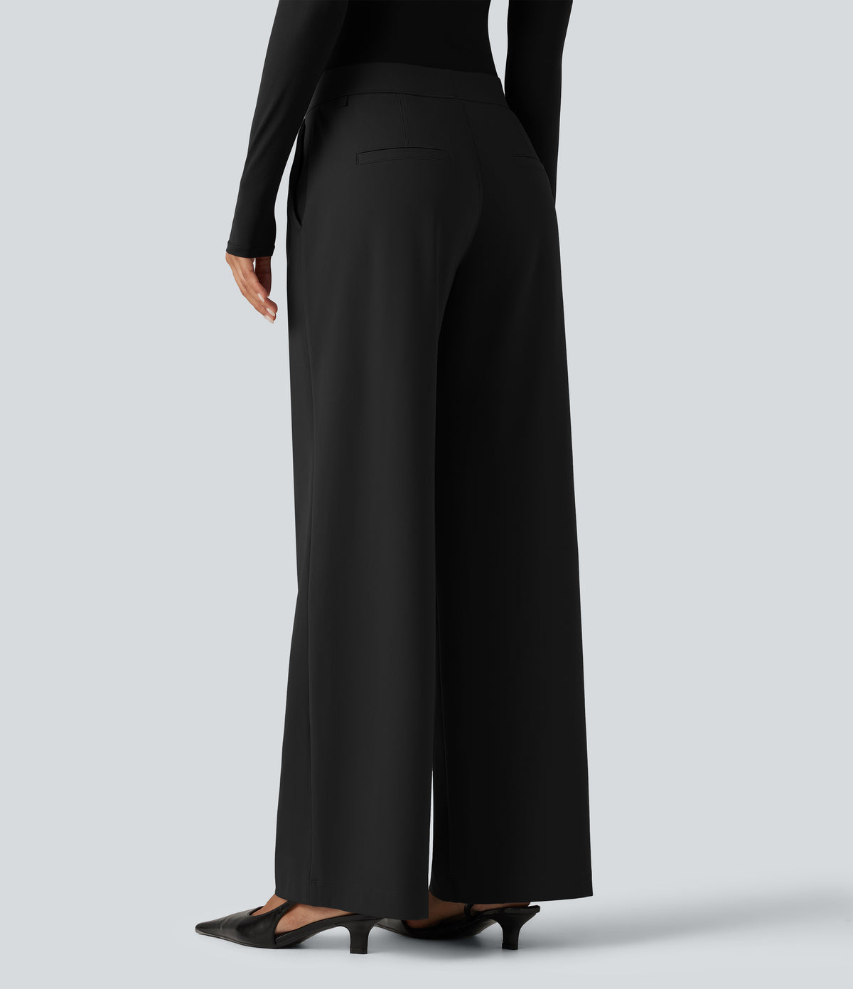 Halara Flex™ DayStretch Low Rise Straight Leg Work Pants with Pockets