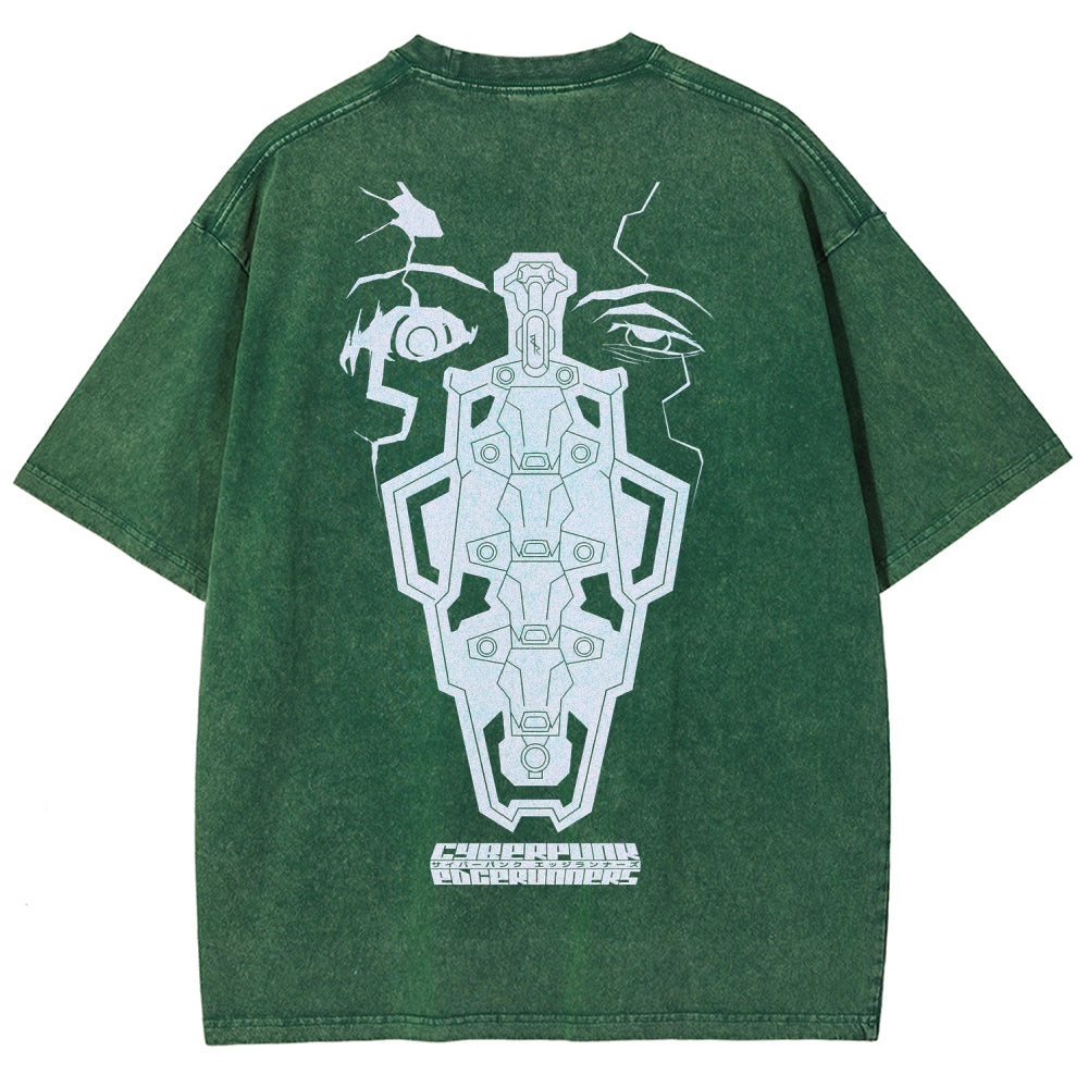 Cyberpunk Edgerunners Unisex Fit Washed T-Shirt 25 9 12 86