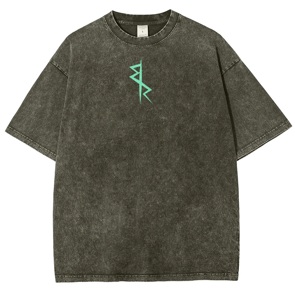 Cyberpunk Edgerunner Unisex Fit Washed T-Shirt 25 9  6622