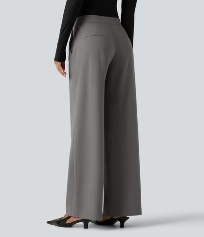 Halara Flex™ DayStretch Low Rise Straight Leg Work Pants with Pockets