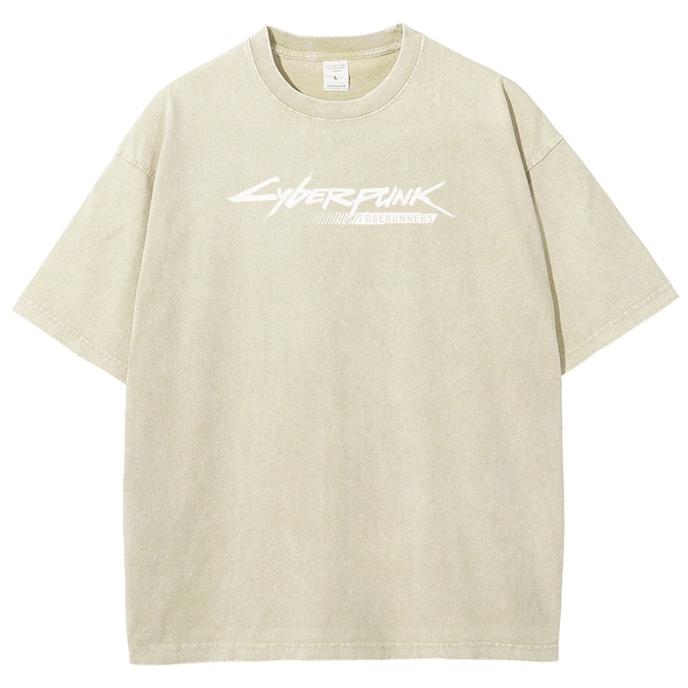 Cyberpunk Unisex Fit Washed T-Shirt 25 8 14593