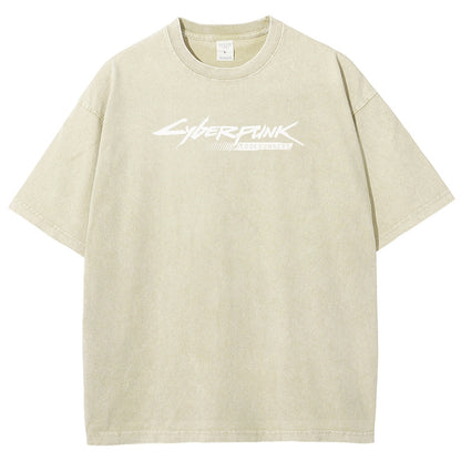 Cyberpunk Unisex Fit Washed T-Shirt 25 8 14593