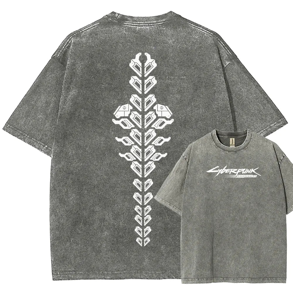 Cyberpunk Unisex Fit Washed T-Shirt 25 8 14593