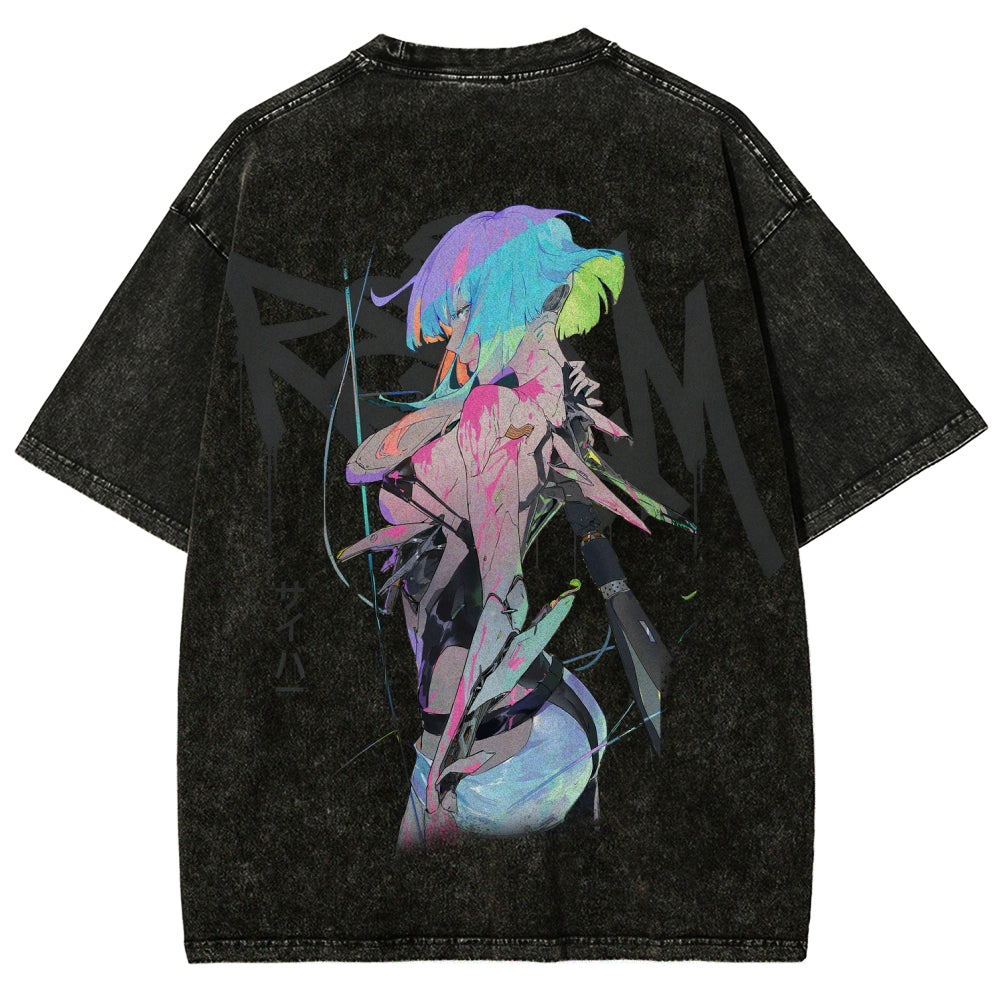 Cyberpunk Unisex Fit Washed T-Shirt 25 7 36872