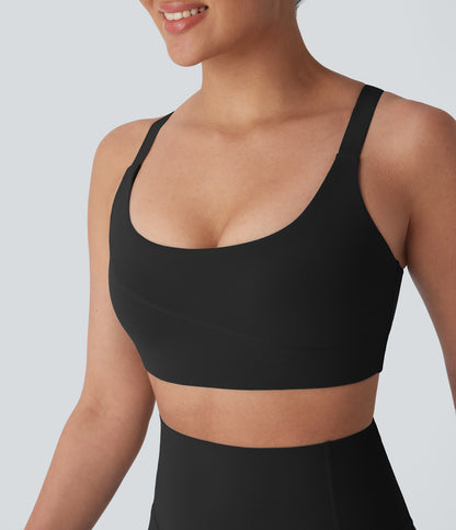 Halara UltraSculpt™ Medium Support  U Neck Workout Sports Bra A-D Cups