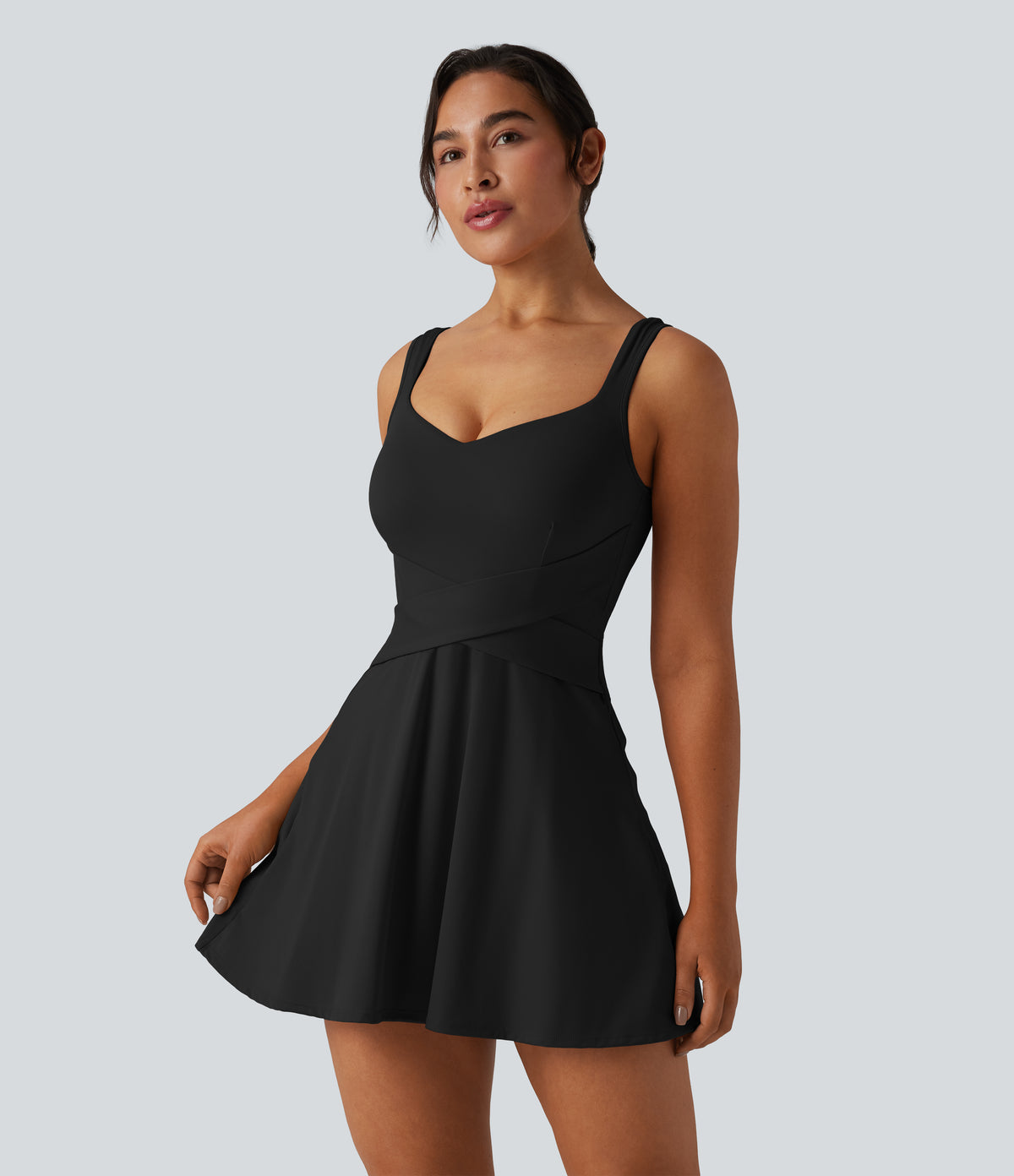 SoftlyZero™ Airy 2-in-1 InstantCool Mini Tennis Active Dress with Pocket-Easy Peezy Edition