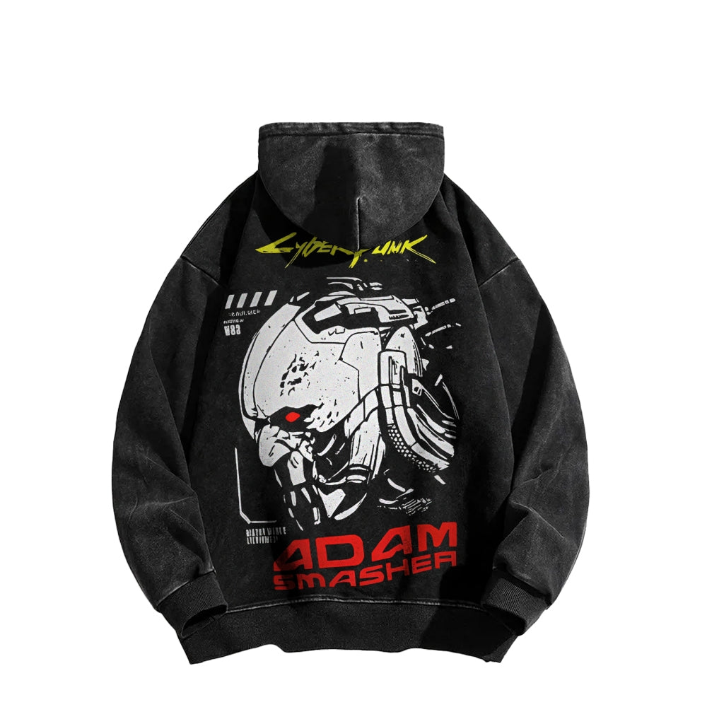 Cyberpunk Casual Washed Hoodie 25 8 1 861
