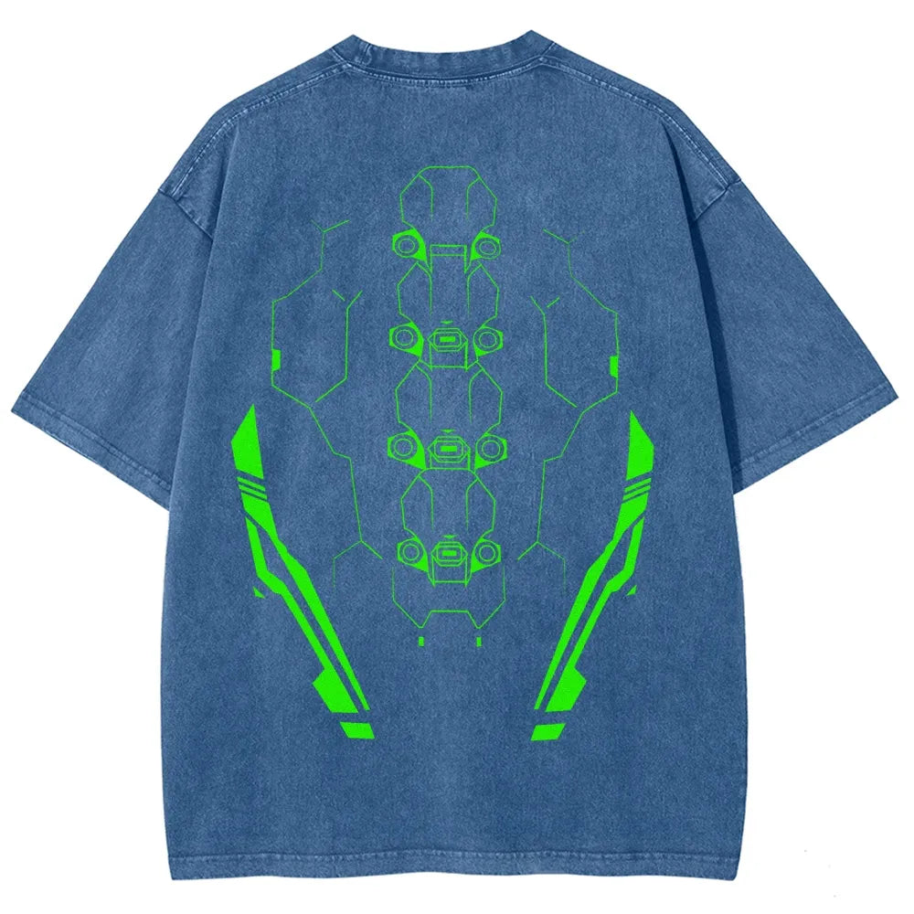 Cyberpunk Unisex Fit Washed T-Shirt 25 8 14597