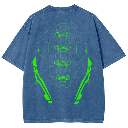 Cyberpunk Unisex Fit Washed T-Shirt 25 8 14597