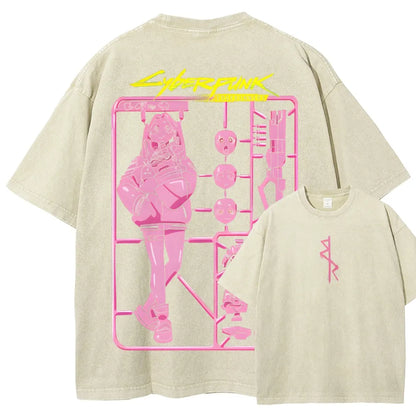 Cyberpunk: Edgerunners Unisex Fit Washed T-Shirt 25 8 11267