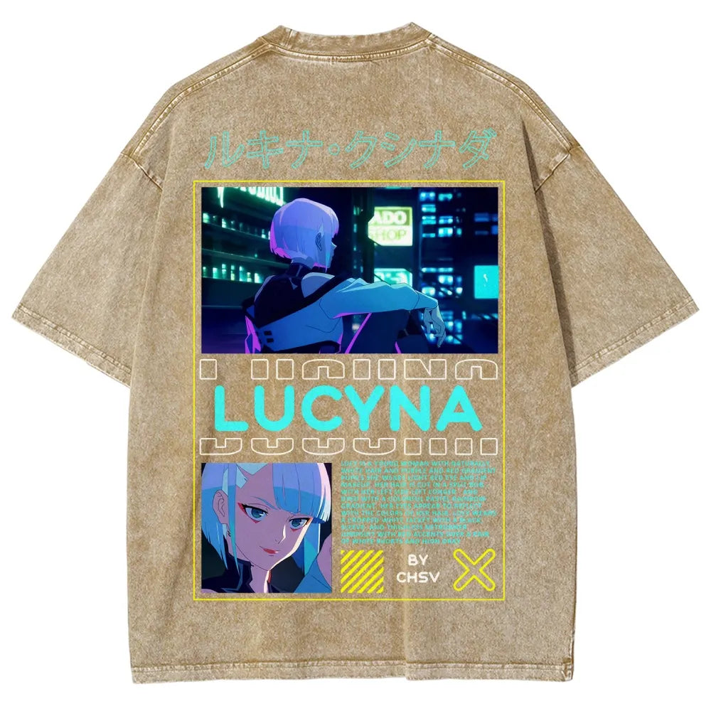 Cyberpunk Unisex Fit Washed T-Shirt 25 8 14781