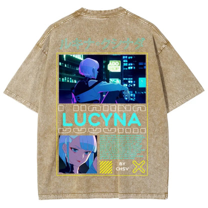 Cyberpunk Unisex Fit Washed T-Shirt 25 8 14781