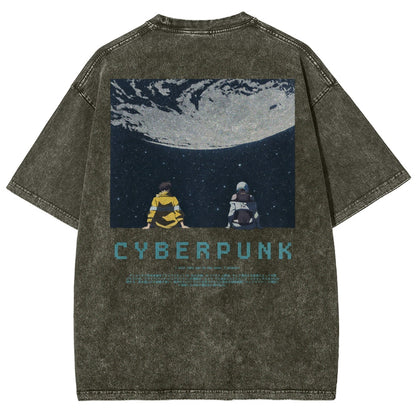 Cyberpunk Unisex Fit Washed T-Shirt 26 1  464