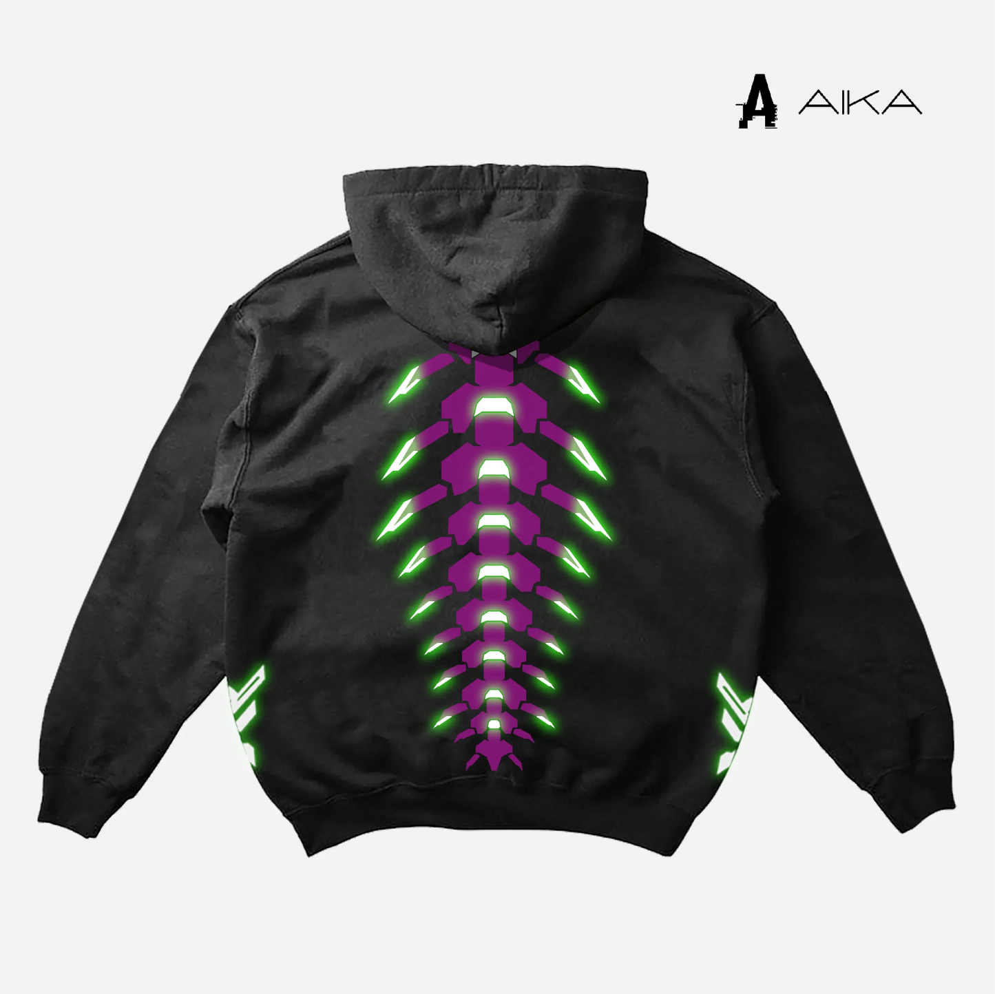 Hoodie Oversize Luminiscente CyberPunk