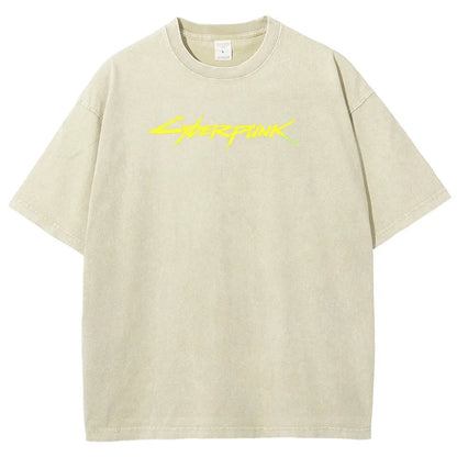 Cyberpunk Unisex Fit Washed T-Shirt 25 8 15999