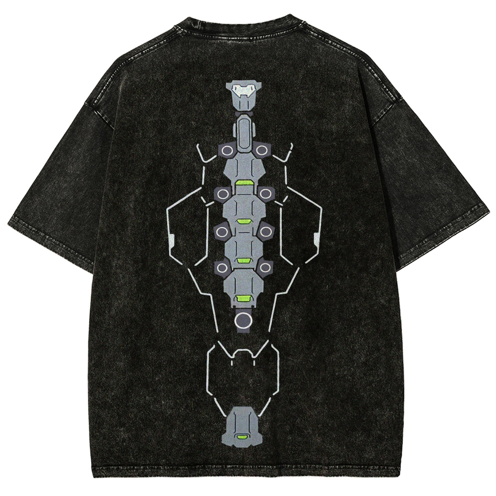 Cyberpunk Unisex Fit Washed T-Shirt 2511  4565