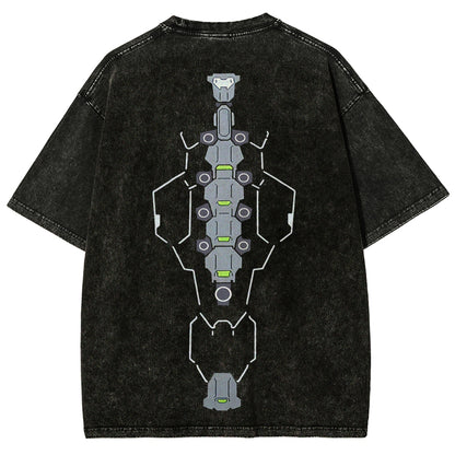 Cyberpunk Unisex Fit Washed T-Shirt 2511  4565