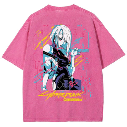 Cyberpunk Unisex Fit Washed T-Shirt 25 8 14576
