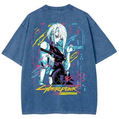Cyberpunk Unisex Fit Washed T-Shirt 25 8 14576