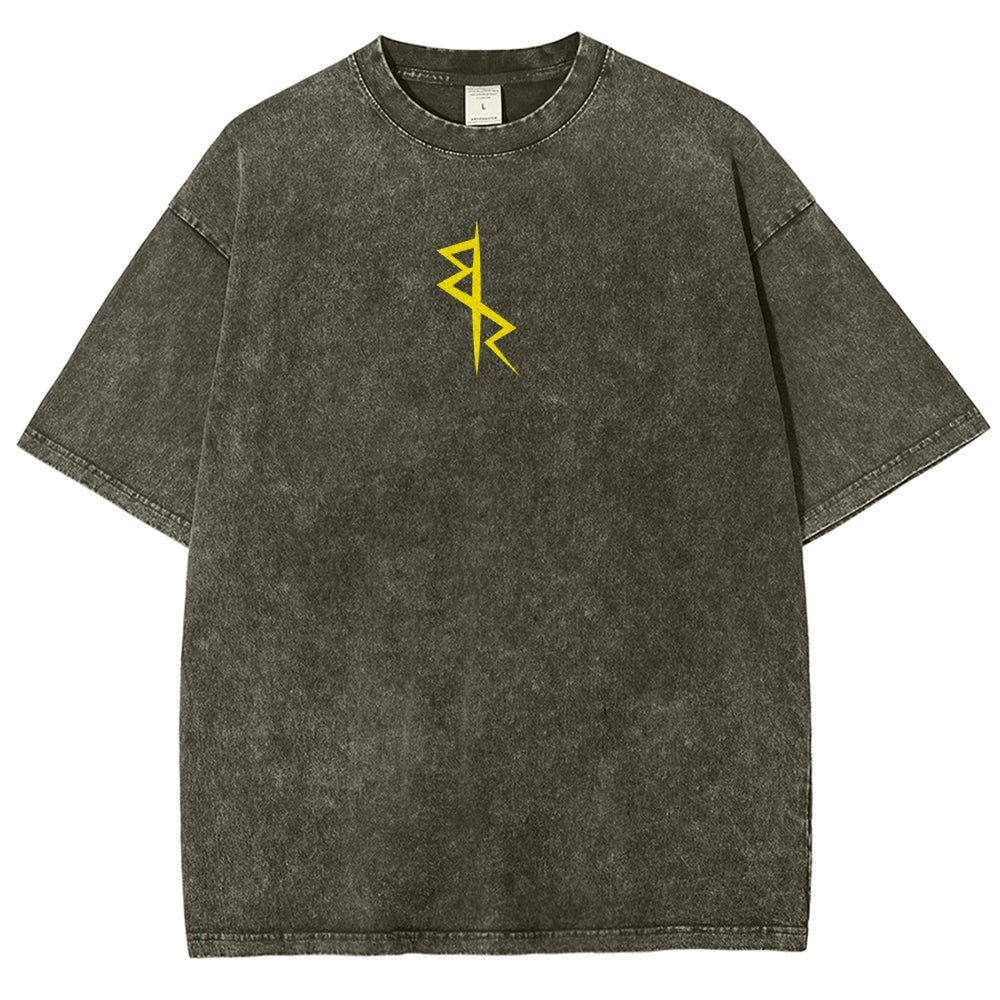 Cyberpunk Edgerunner Unisex Fit Washed T-Shirt 25 9  66