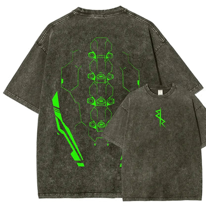 Cyberpunk Unisex Fit Washed T-Shirt 25 8 14597
