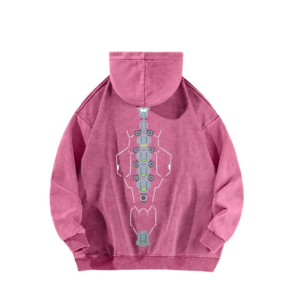Cyberpunk Unisex washed sweatshirts 2511  4559