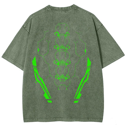 Cyberpunk Unisex Fit Washed T-Shirt 25 8 14597