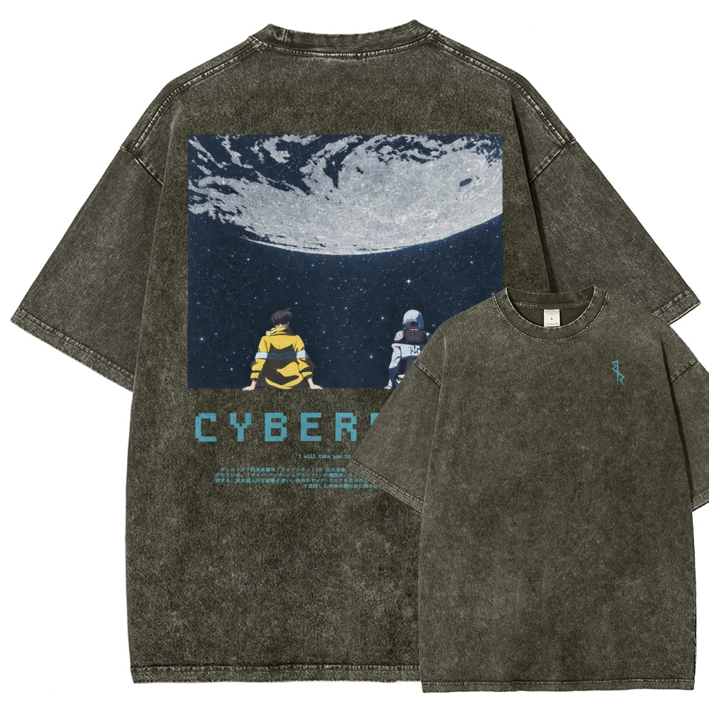 Cyberpunk Unisex Fit Washed T-Shirt 26 1  464