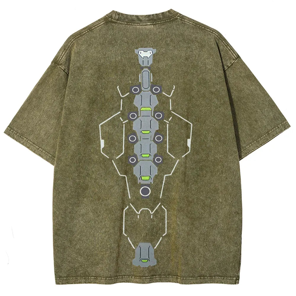 Cyberpunk Unisex Fit Washed T-Shirt 2511  4565