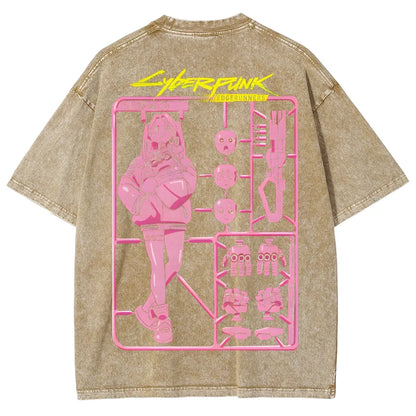 Cyberpunk: Edgerunners Unisex Fit Washed T-Shirt 25 8 11267