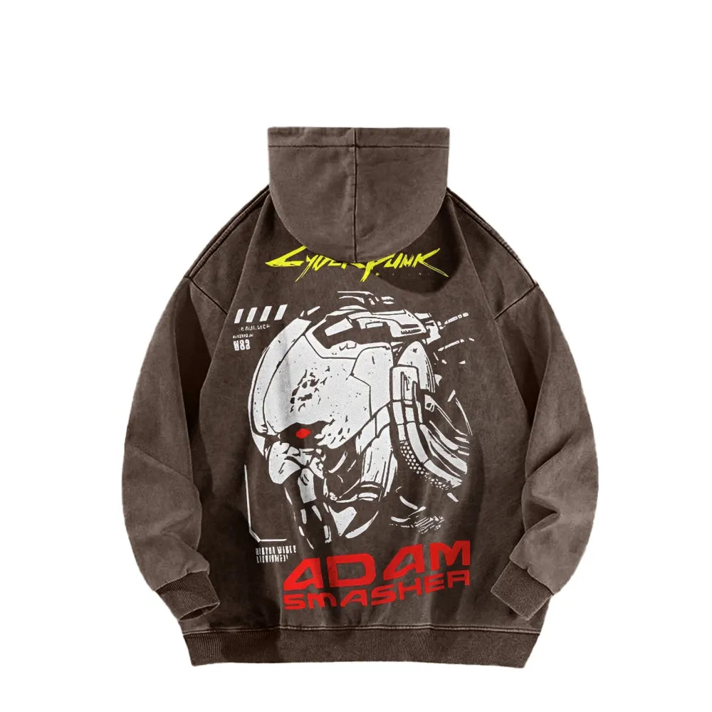 Cyberpunk Casual Washed Hoodie 25 8 1 861