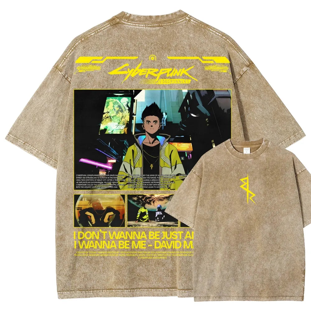 Cyberpunk Unisex Fit Washed T-Shirt 25 8  1212