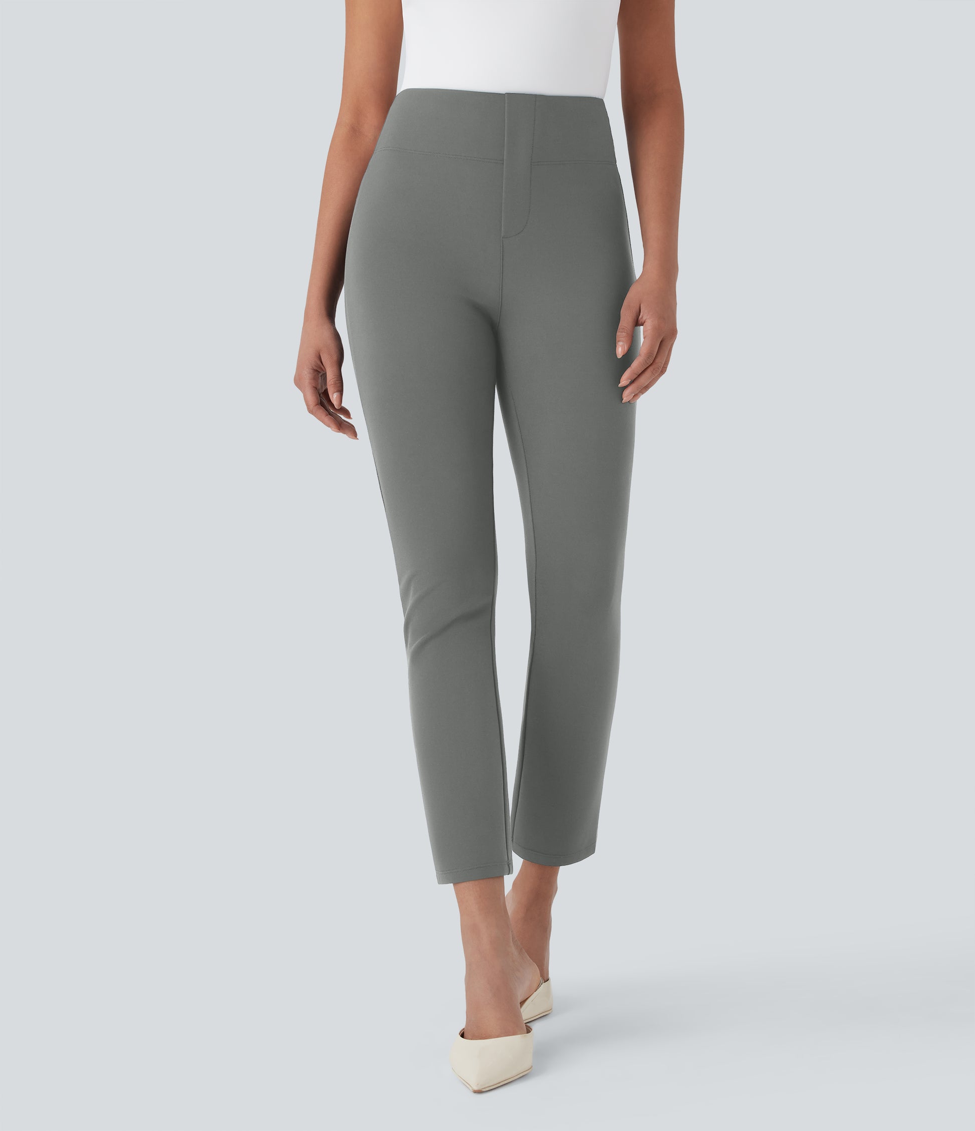 Halara Flex™ High Waisted Pocket Tapered Cropped Work Pants