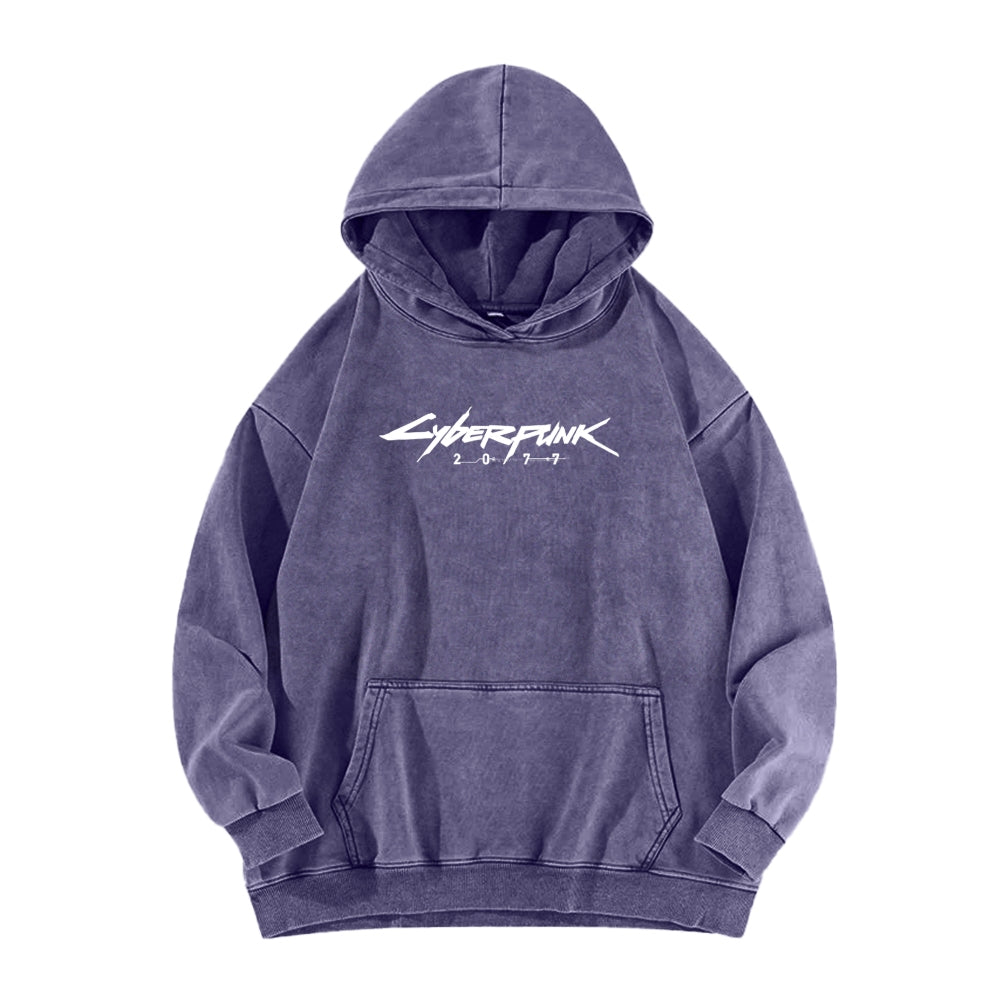 Cyberpunk Unisex washed sweatshirts 2511  456