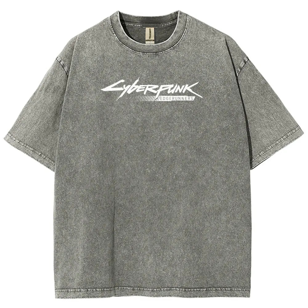 Cyberpunk Unisex Fit Washed T-Shirt 25 8 14593
