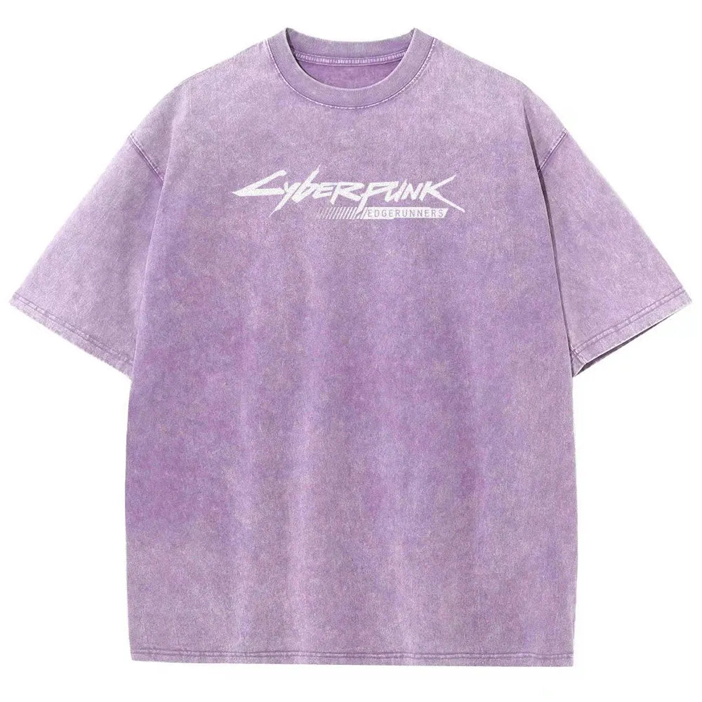 Cyberpunk Unisex Fit Washed T-Shirt 25 8 14593