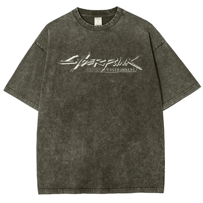 Cyberpunk Edgerunners Unisex Fit Washed T-Shirt 26 1  134