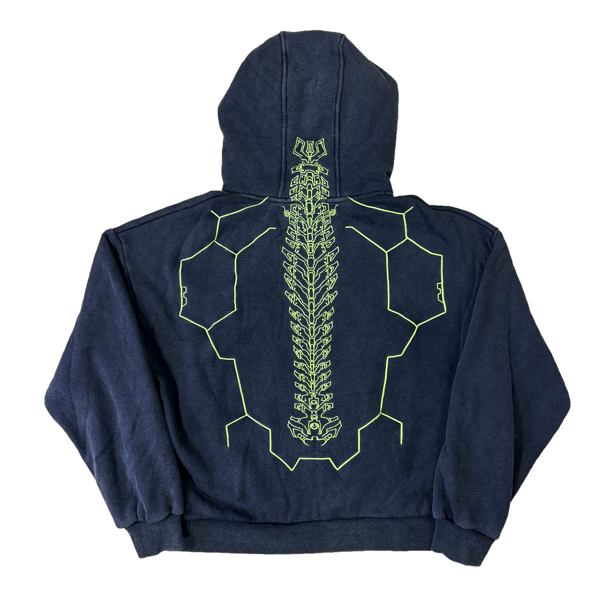 ZERO HOODIE VERSION 1 - BLACK WITH YELLOW DETAILING